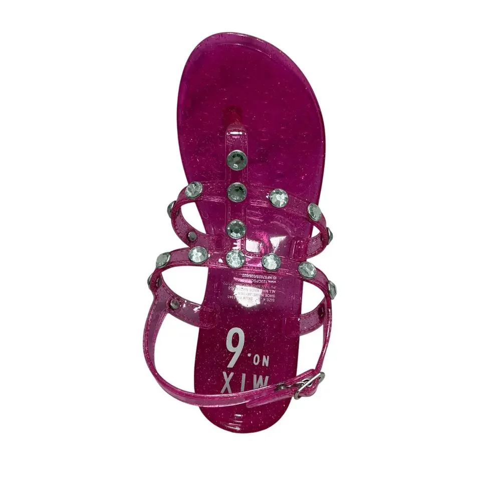 Mix No. 6 Big Girls Sandals sz 2 Jelly NEW # Box 765